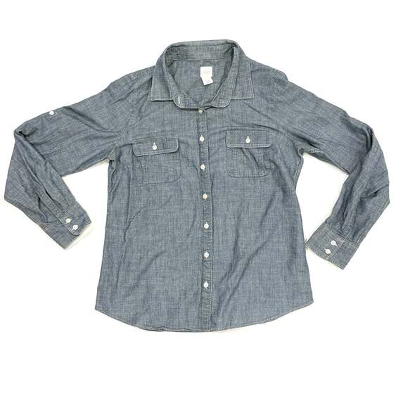 J.Crew Tops - J. Crew The Perfect Shirt Chambray Button Down Long Sleeve Shirt